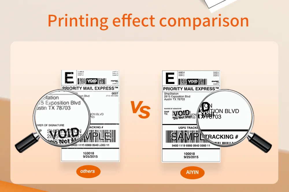 E40 Compact Thermal Label Printer 4