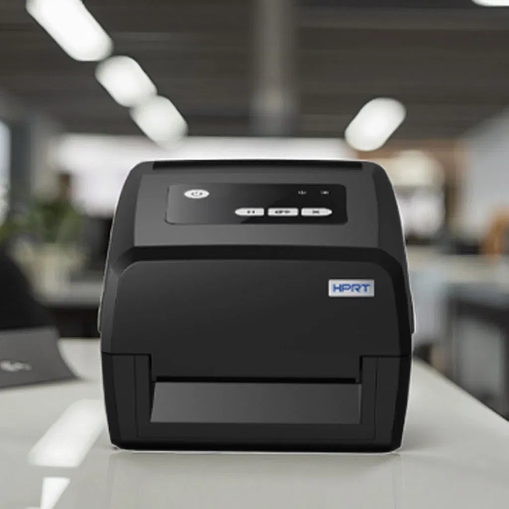 Hprt Ht800 4 Inch Inkless Desktop Barcode Printer USB+LAN+Bluetooth and WiFi Thermal Transfer Printer