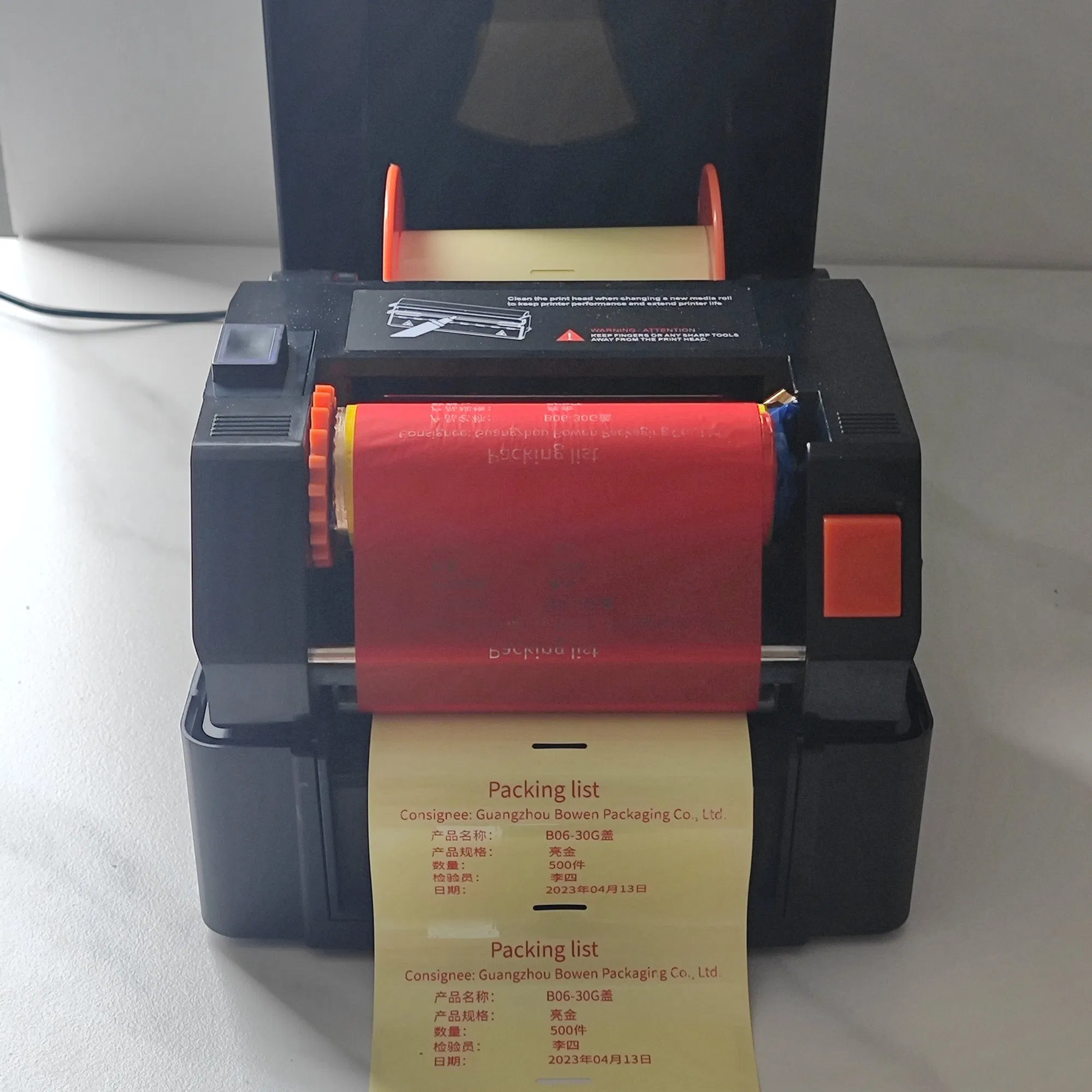 203dpi 300 Dpi Industrial Mini Desktop Direct Thermal Transfer Label Mini Printer