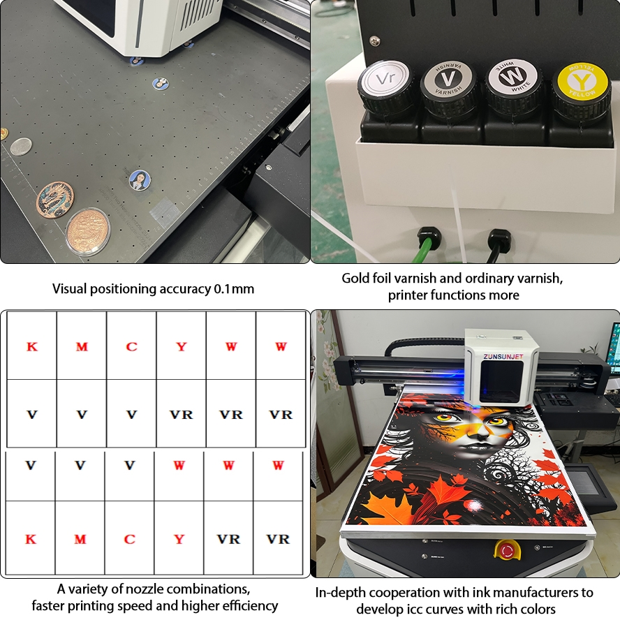 New Zs A2 UV Ink Flatbed UV Printer for PVC Card Printing Portable