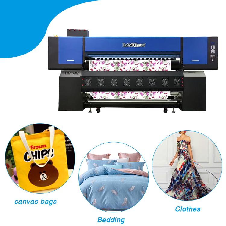 Inktime Large 6FT Wide Format Sublim Printer with 8 PCS I3200p Print Heads Automatic Ink Inkjet Printer