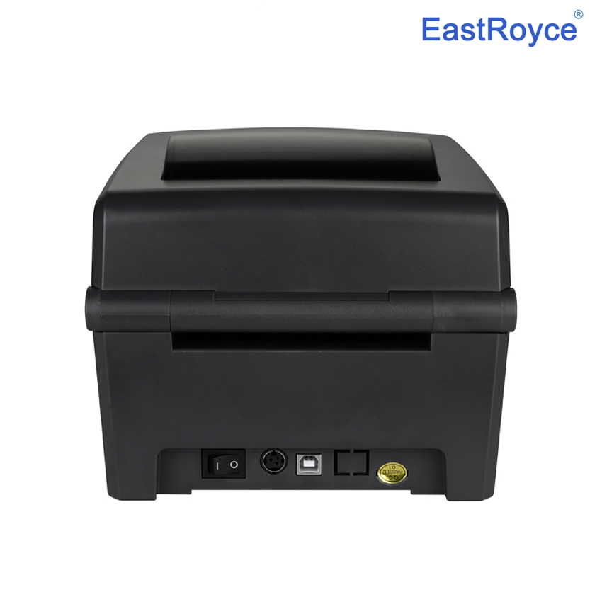 4inch Desktop Thermal Label Printer Thermal Transfer Barcode Printer for Ribbon