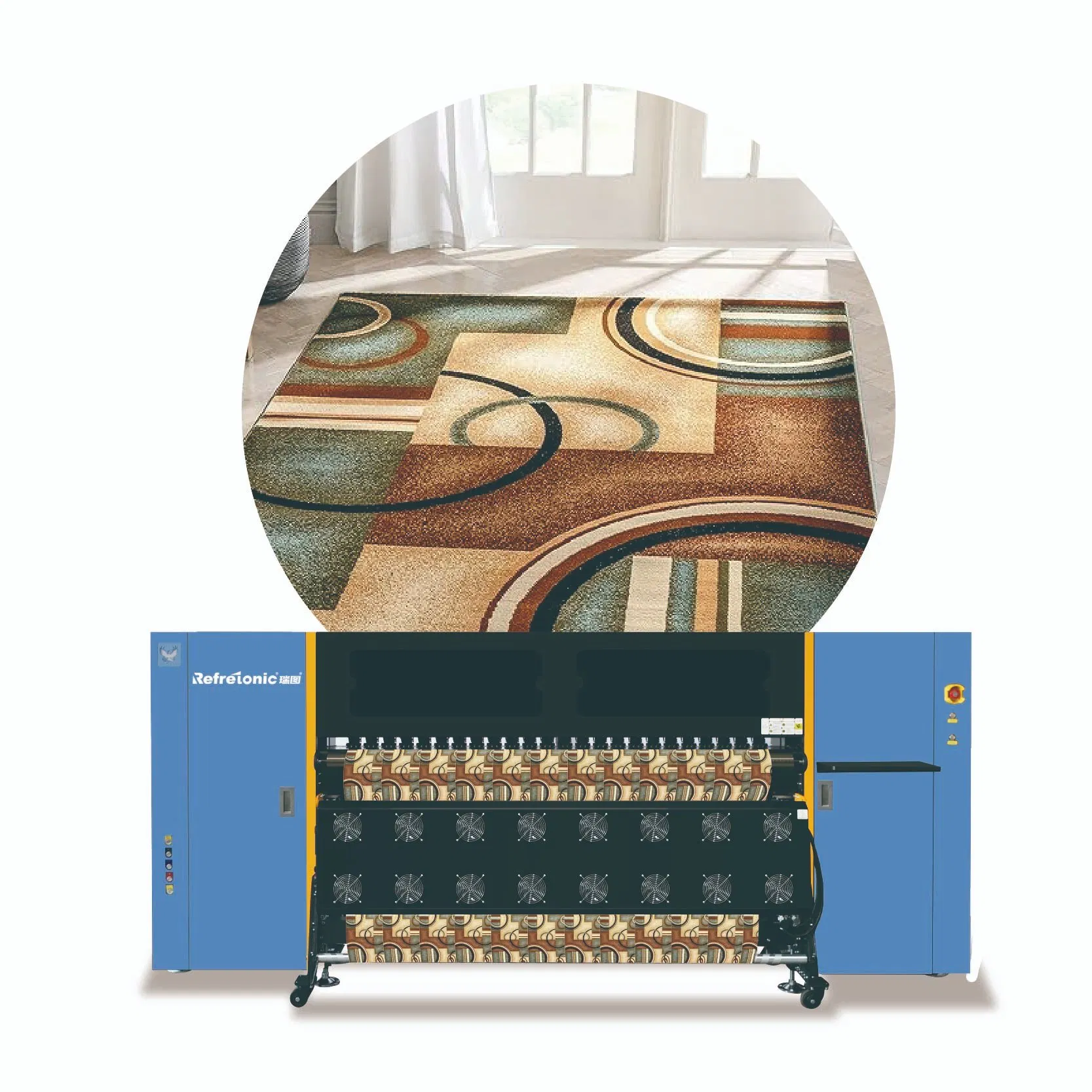 Refretonic Mini Business Sublimation Printer with Small Batch Production 1.9m 8 Heads