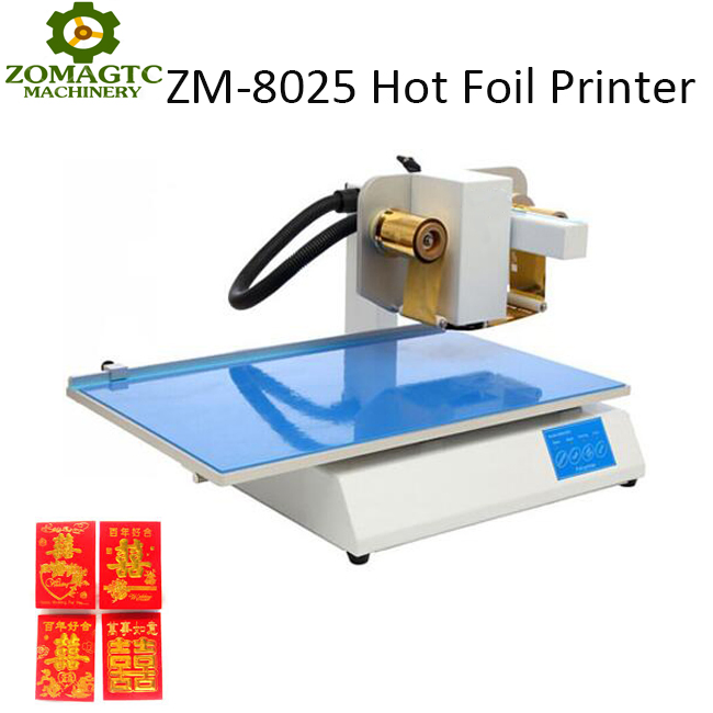 Automatic Digital A4 Size Paper Foil Printer Gold Silver Foil Hot Stamping Machine
