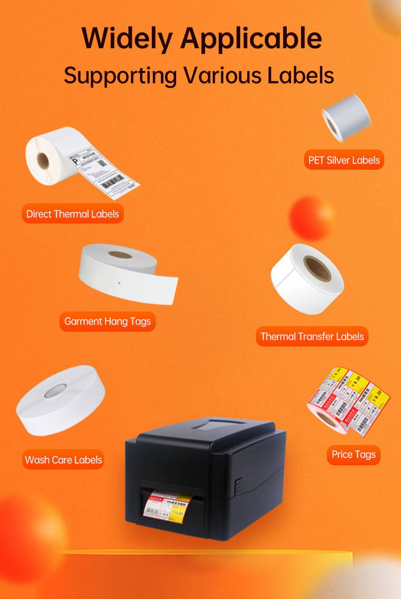 China Wholesale 203dpi 300 Dpi Desktop Wireless Thermal Transfer Desktop Label Printer