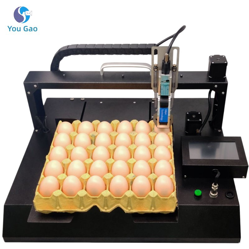 Automatic Egg Tray Inkjet Printer for Expiry Date Marking