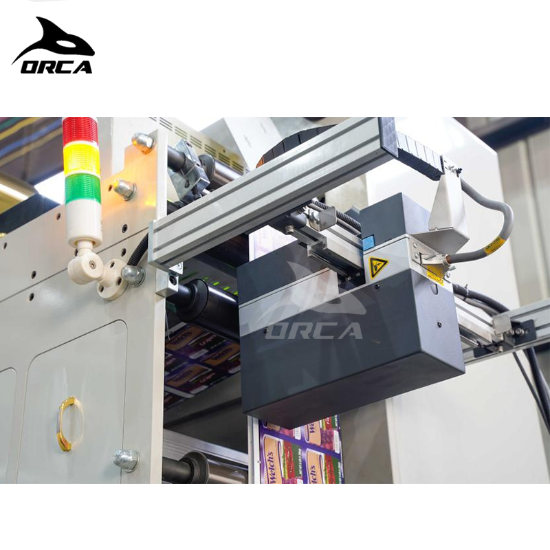 Ry320-5c High Speed Roll to Roll Digital Flexo Printing with Automatic Stacked System for Label Sticker