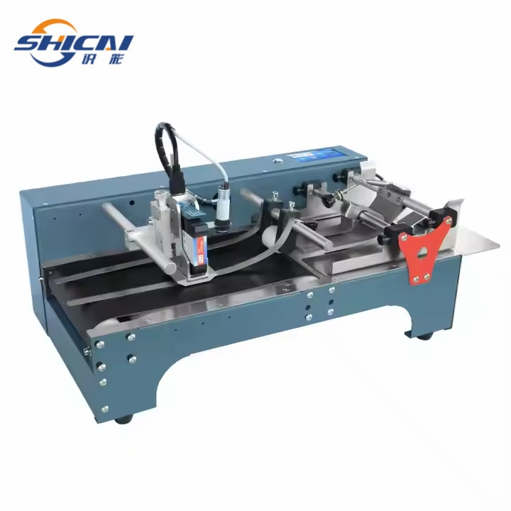 Automatic Paging Inkjet Printer Prints Barcodes on Polyester Packaging Bags