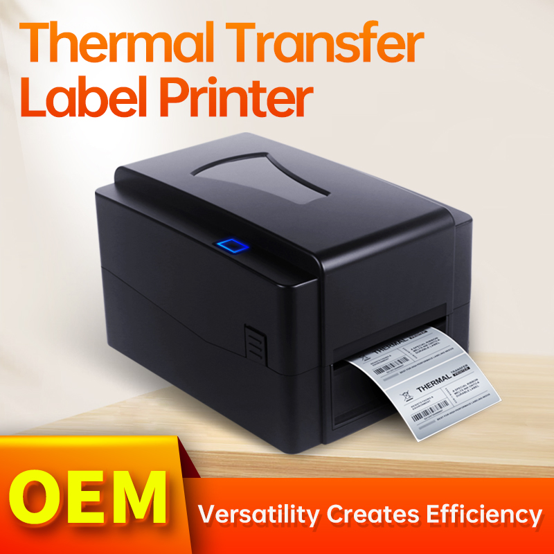 300 Dpi Tto Printer Desktop TTR Thermal Transfer Ribbons Label Printer