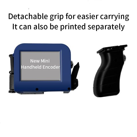 Cheap 12.7mm Portable Label Printer Sticker Machine for Plastic ID PVC Card Manual Inkjet Printer