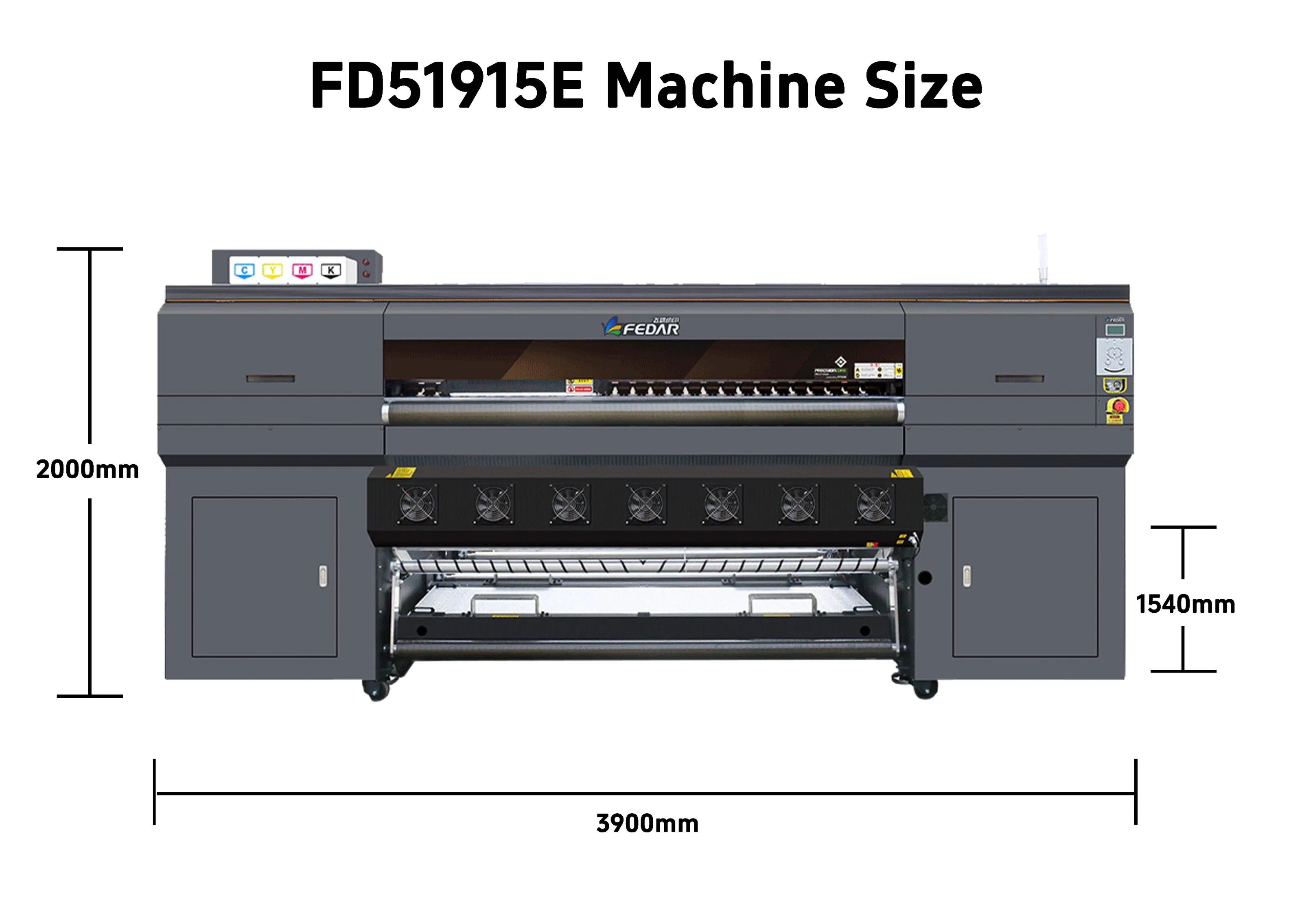 High-Quality Fedar 15-Head Sublimation Printer Impressora Wide-Format Textile Printer Professional Garment Sublimation Machine