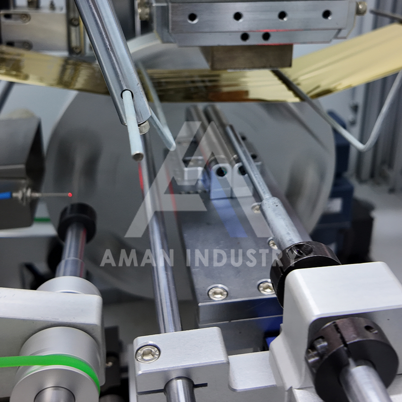 Burnt Orange Lip Liner Automatic Industrial Hot Stamping Machine Gold Foil