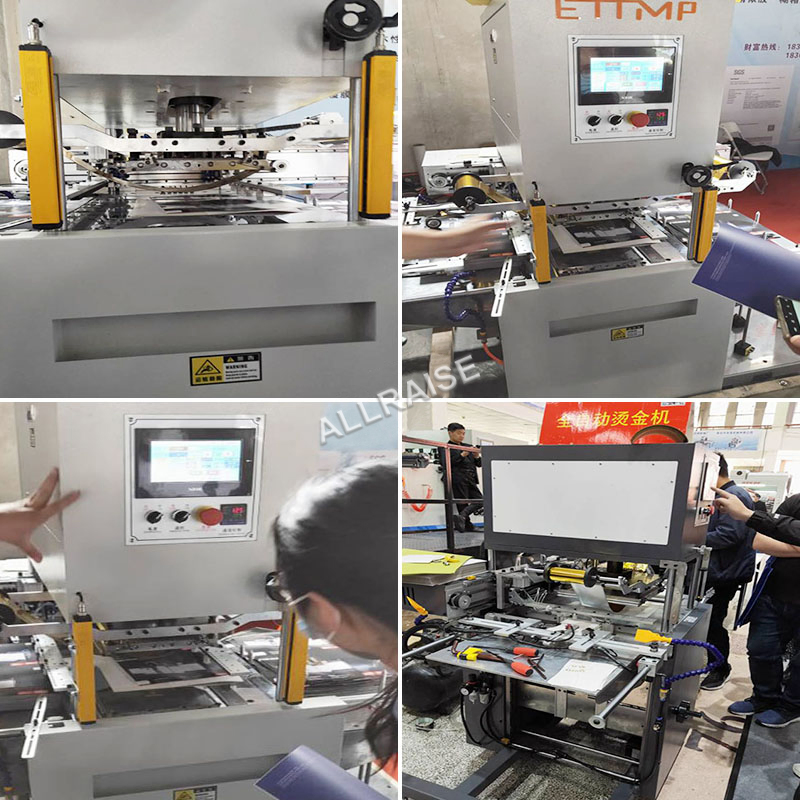 Digital Foil Printing Machine Book Cover PLC Control Digital Foil Printing Machine