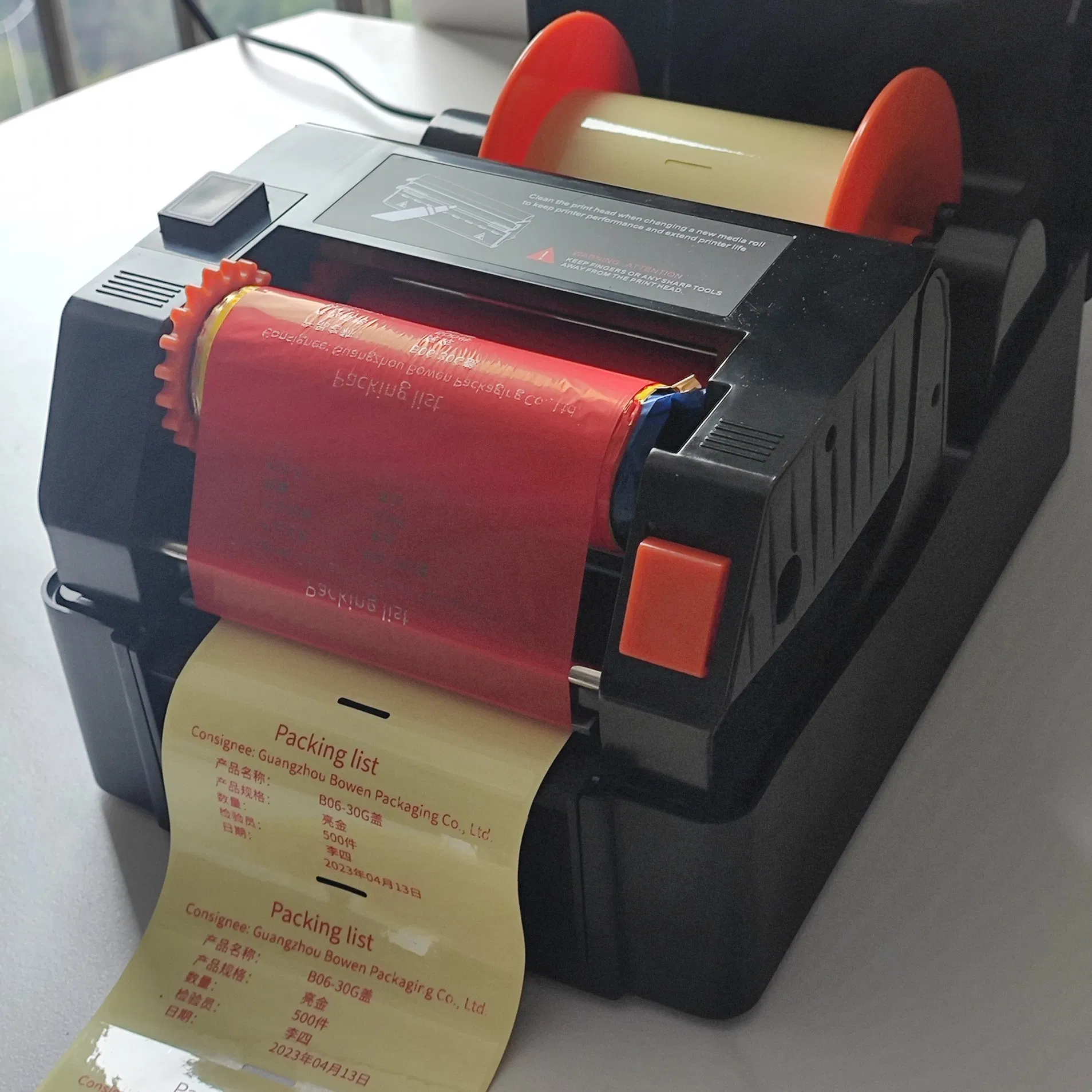 203dpi 300 Dpi Industrial Mini Desktop Direct Thermal Transfer Label Mini Printer