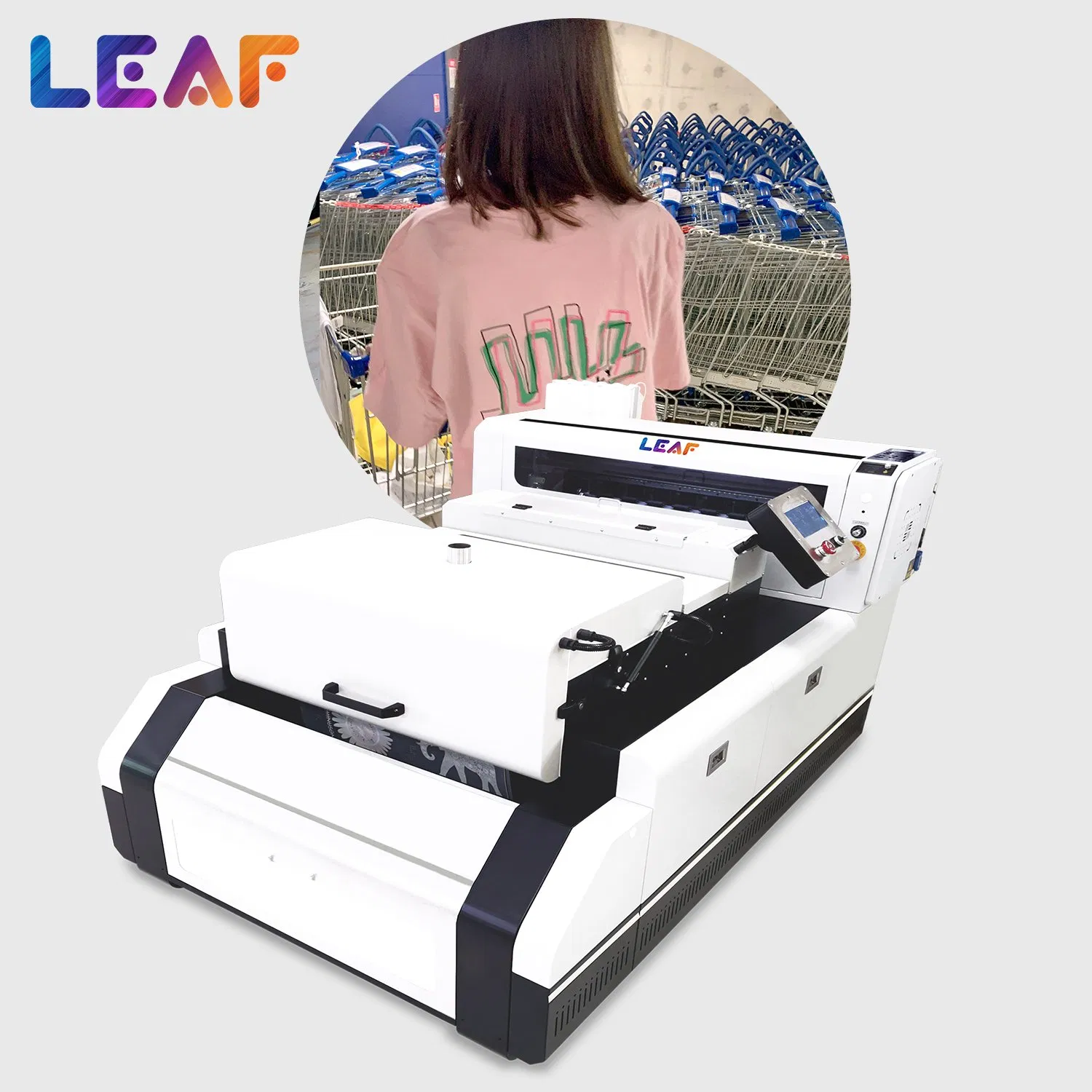 Clothes Multi-Colour Press Leaf Wide Format Printer Digital Printing Machine