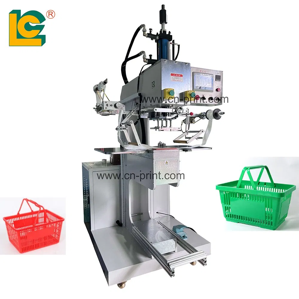 Industrial Hot Foil Stamping Machine for Plastic Crate Dustbin Basket