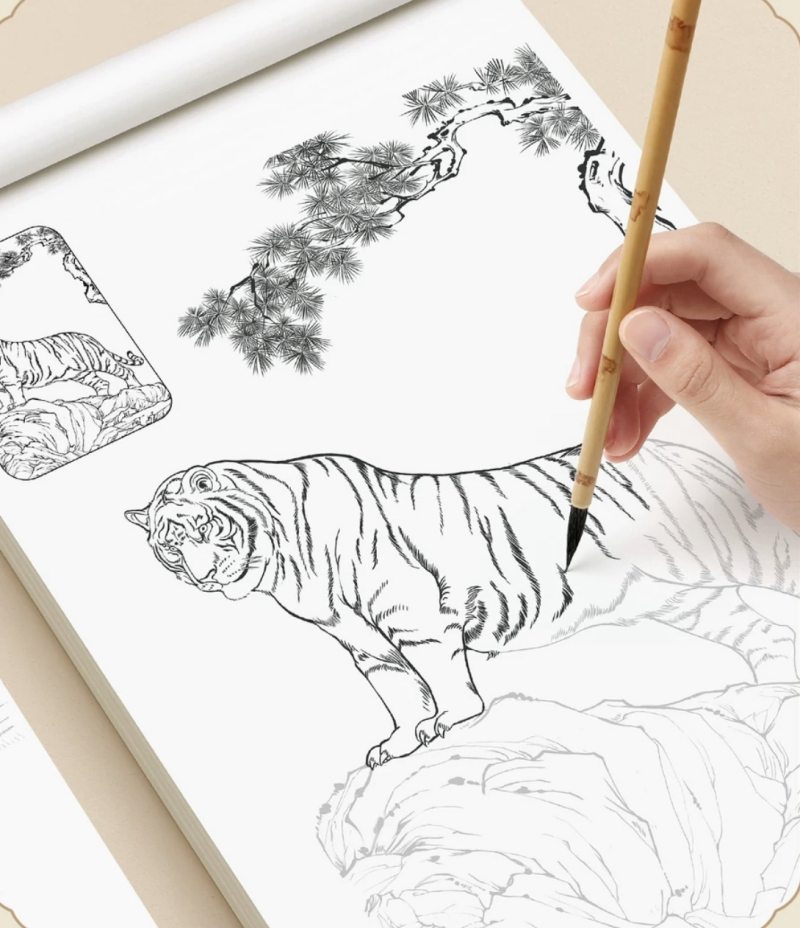 Cheap Big 4 Color Print Costs Custom Adult Coloring Book Printer