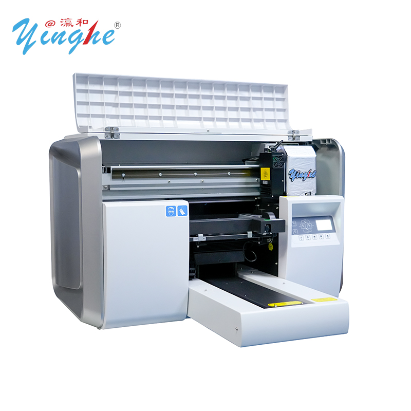 Yinghe High Quality Desktop Small UV Digital Inkjet Printer A3 UV LED Flatbed Printing Machine UV Flat Printer for PVC Card Phone Case Glass