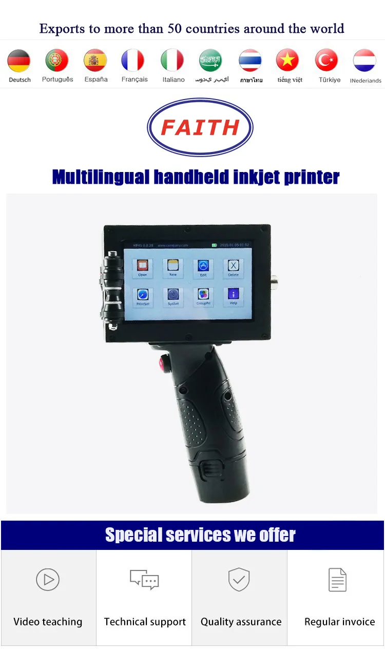 Handheld Inkjet Printer Application