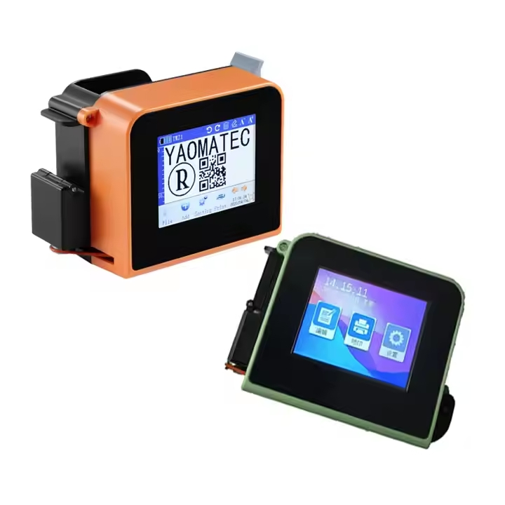 Yaomatec Hot Sale Mini Handheld Inkjet Printer Thermal Portable Inkjet Handheld Printer for Image Logo Date on PVC Metal Wood