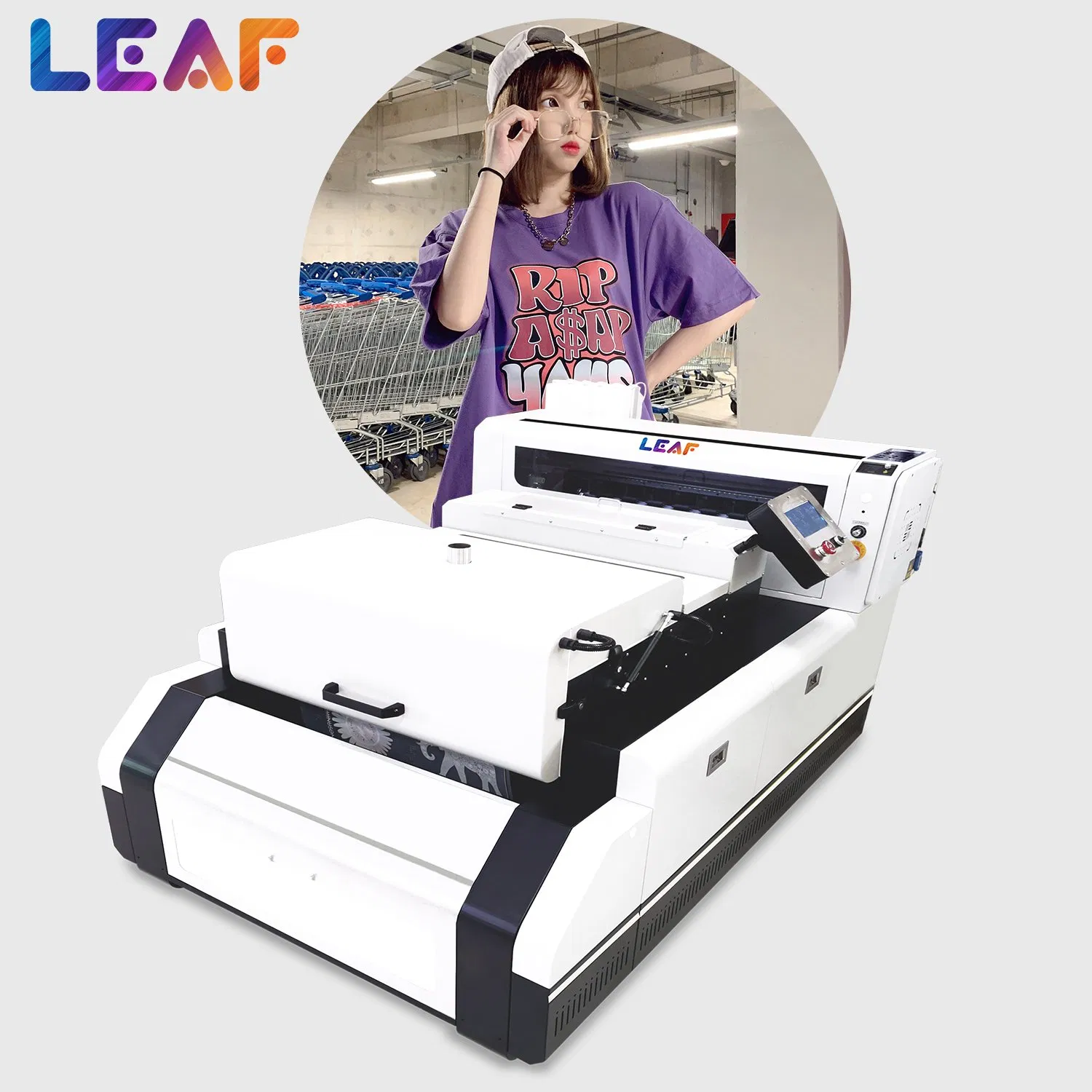 Clothes Multi-Colour Press Leaf Wide Format Printer Digital Printing Machine