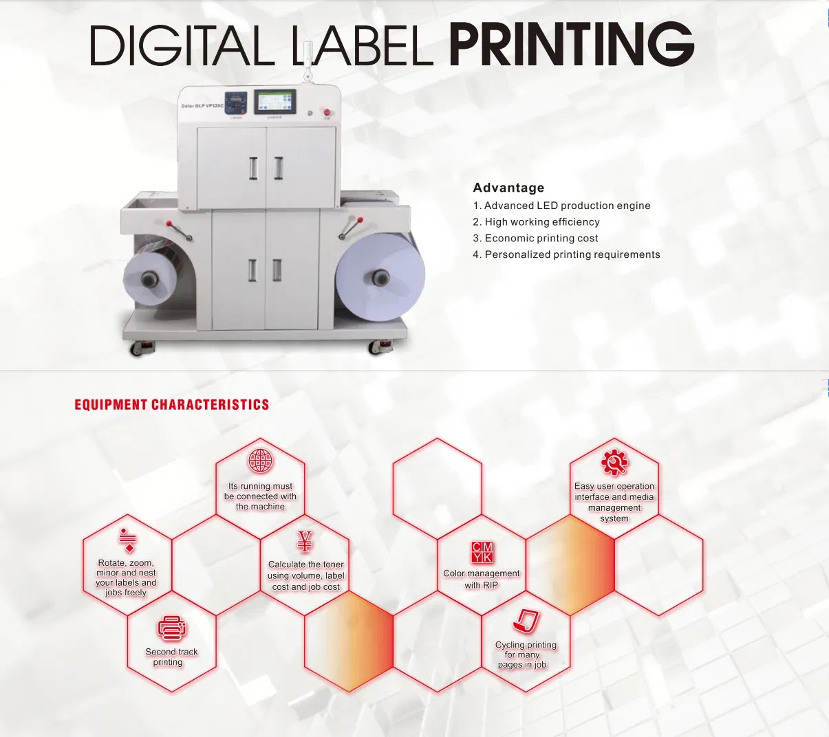 Multi-Colour Press Digital Gcm Mini Matt Roll to Roll Printing Machine