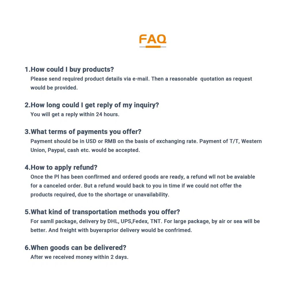 FAQ Overview