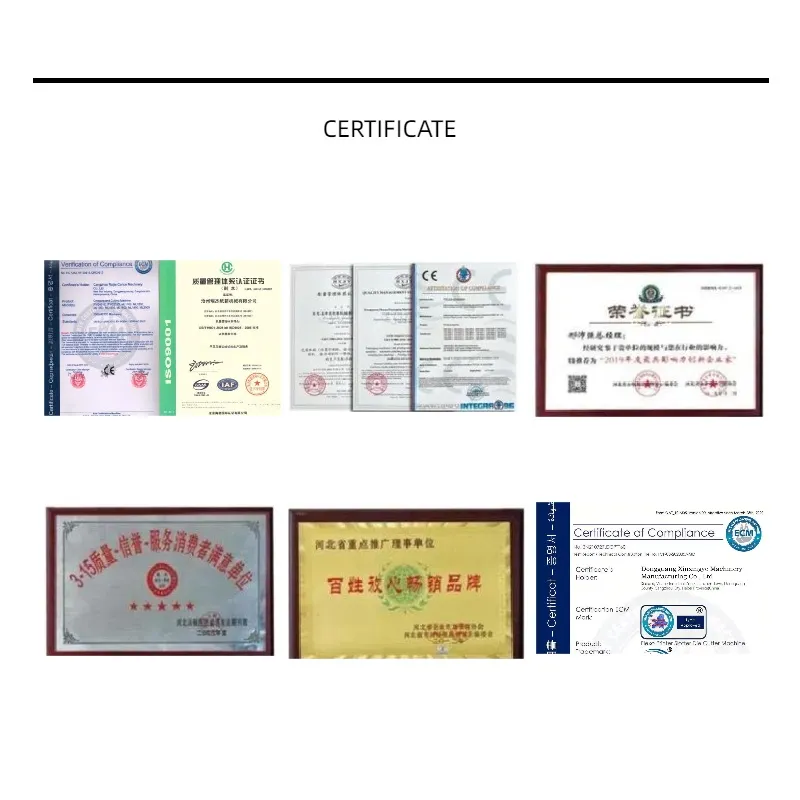 Certifications