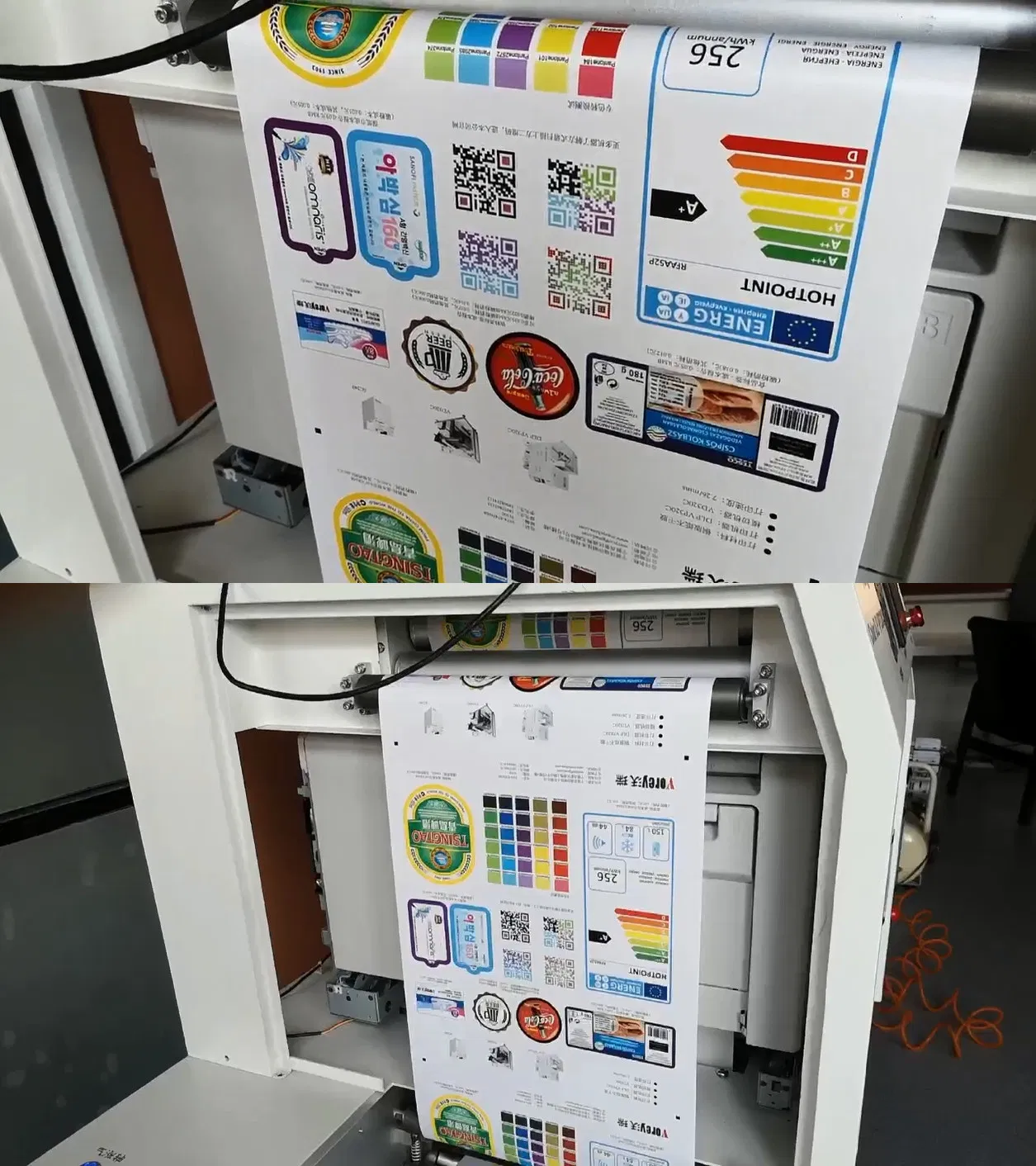 Multi-Colour Press Digital Gcm Mini Matt Roll to Roll Printing Machine