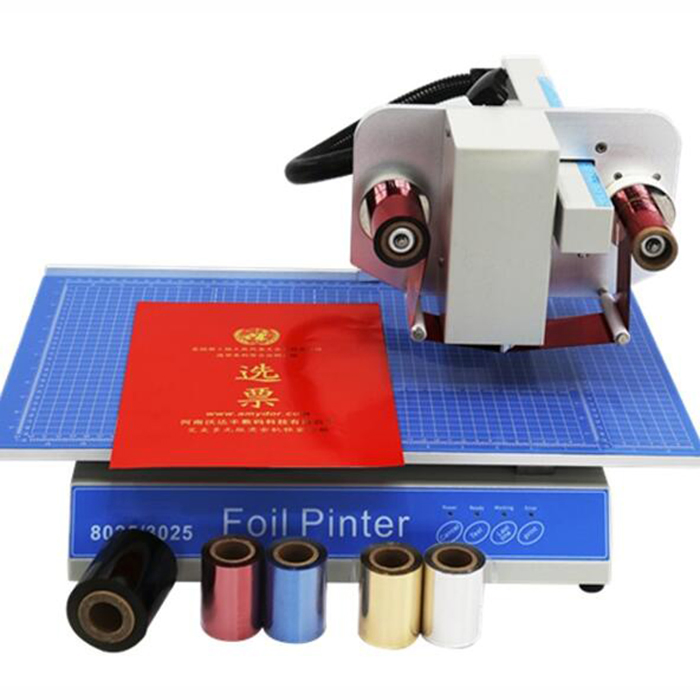 8025 Digital Hot Foil Stamping Machine Paper Leather Flatbed Foil Printer