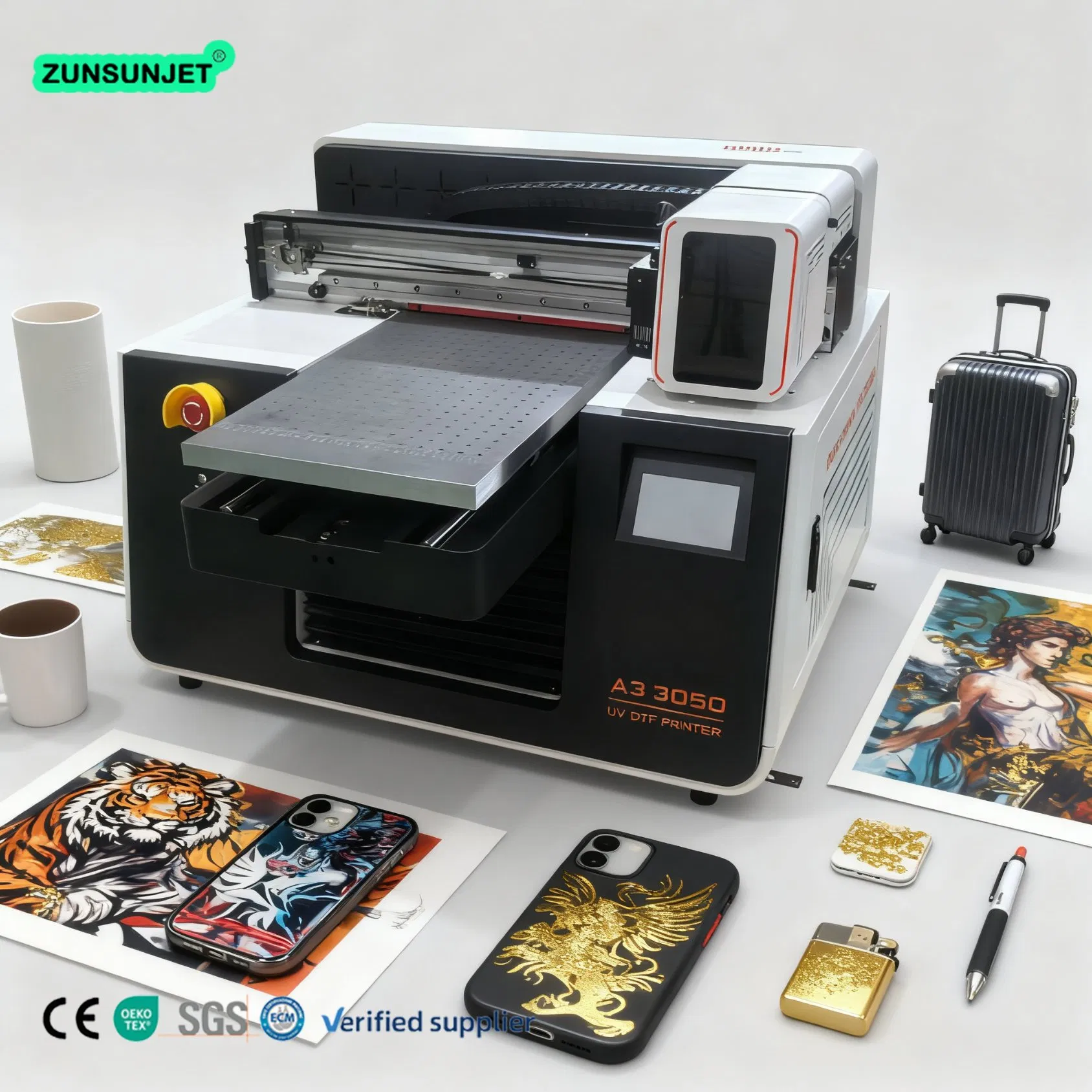 Digital Cheapest Water Jars Bottle Label Mini Glass and Plastic UV Dtf Printer Wholesale Printing Machine for Water Bottle