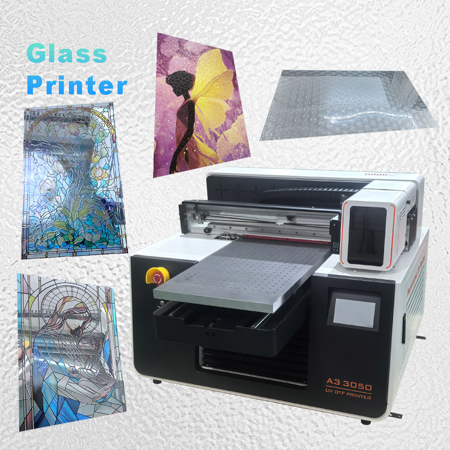 Smallest A3 UV Flatbed Dtf Printer Printing Machine UV Dtf Printer for Plastic &amp; Glass Items