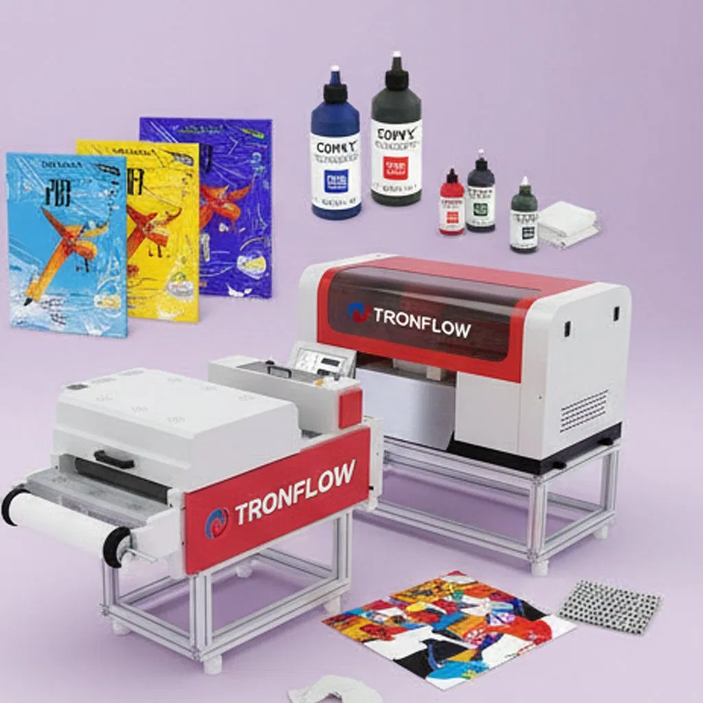 Dtf 300mm Printer &amp; Powder Shaker for Small Businesses