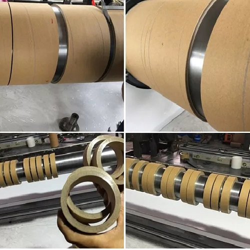 Industrial Automatic PLC Hot Stamping Foil Core Cutter Recutting Machine Film Paper Core Tube Cutting Machine Core Cutter Machine