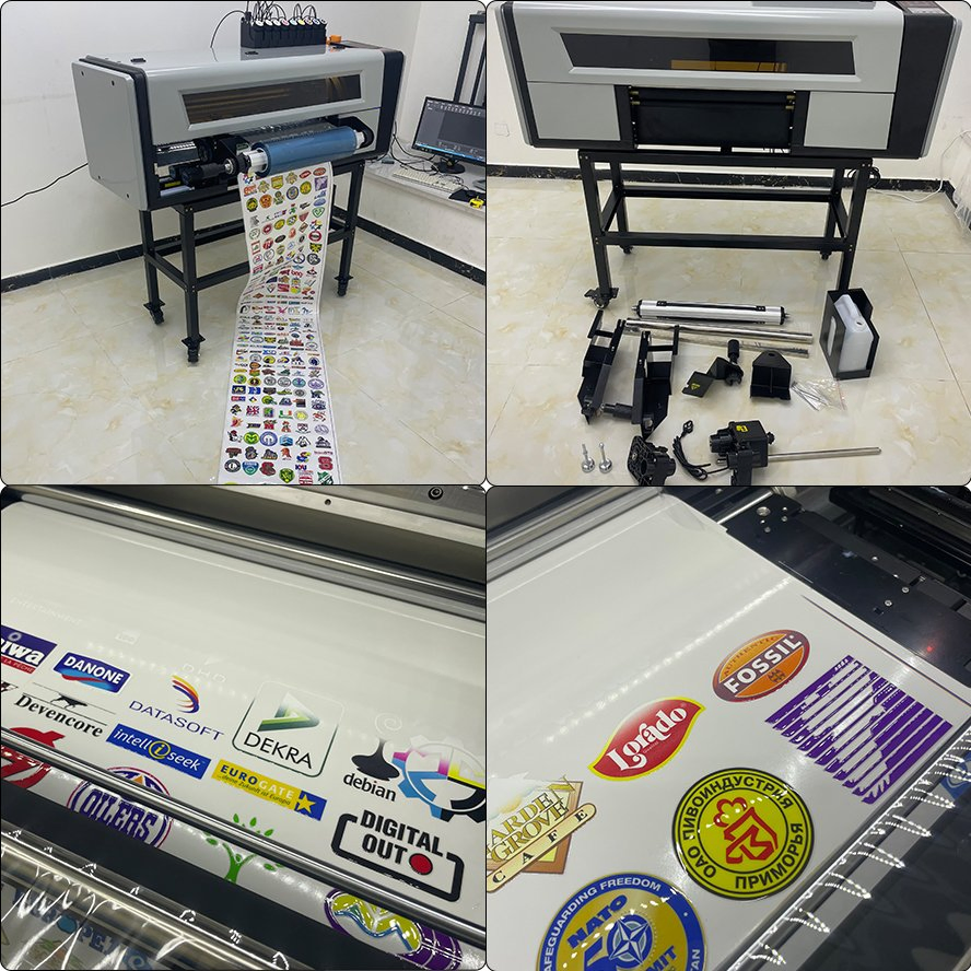 Impresora UV Dtf Digital High Quality Uvdtf Wrap Teacher A2 UV Dtf Printer with Laminator for Small Business