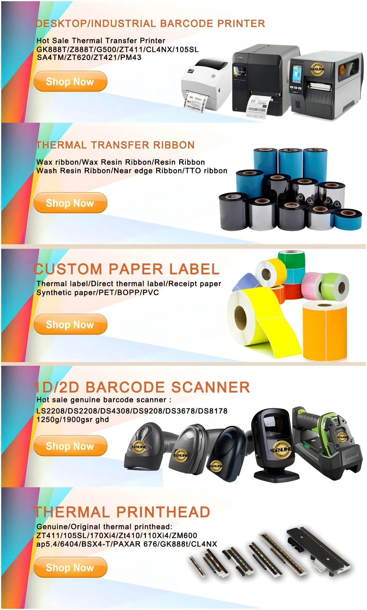 Detailed Printer Components