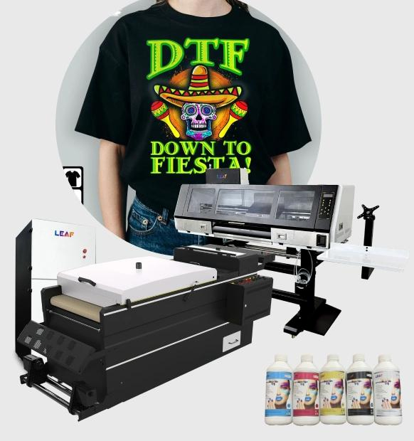hot sale One Year Multi-Colour Press LEAF digital printer T-Shirt Printing machine