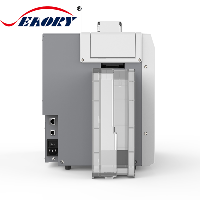 Portable Retransfer Dual Side PVC Card Printer Double Desk Plastic Card Printing Machine