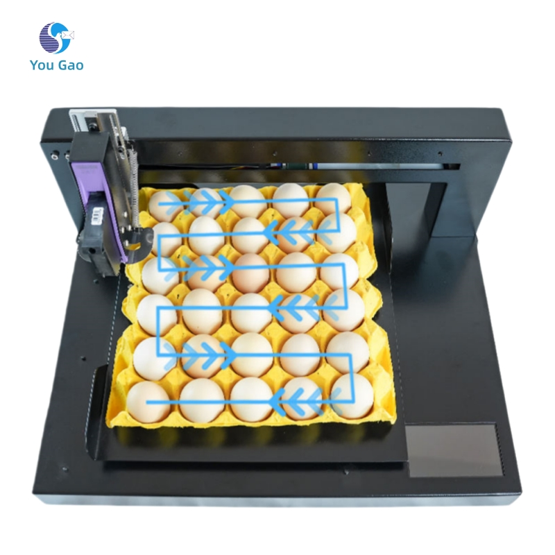 Automatic Egg Tray Inkjet Printer for Expiry Date Marking