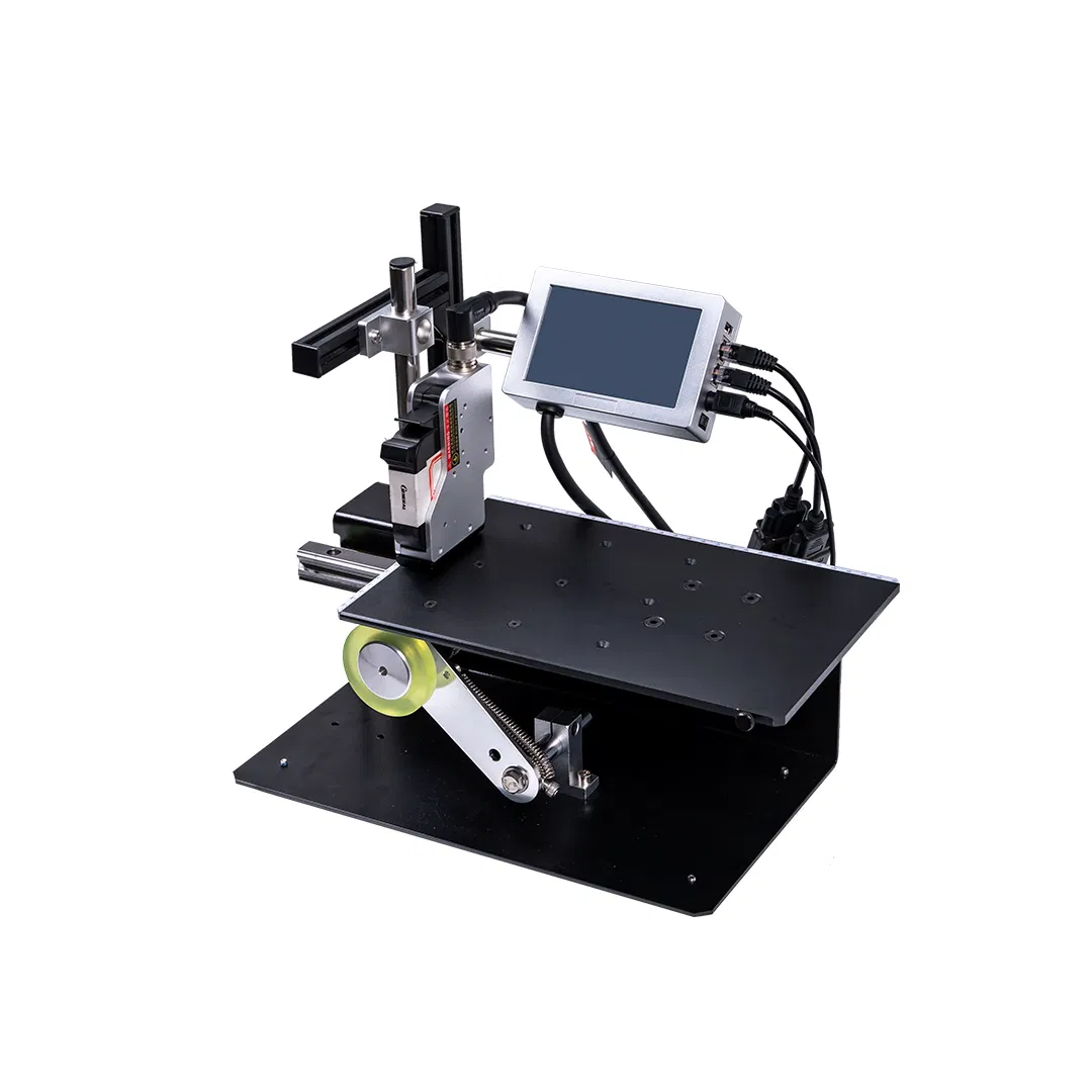 Docod Xm02 Automatic Visual Marking Machine All Aluminum Printing Platform Key for Tij Inkjet Printer's Textile Tag &amp; Design Printing Tests in Apparel Sector