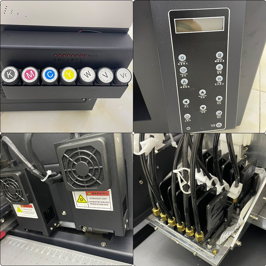 Automation Water Bottle Small Business Metal 3D Label Sticker Printer UV Dtf Printer for Printing on Mobile Phone Cases