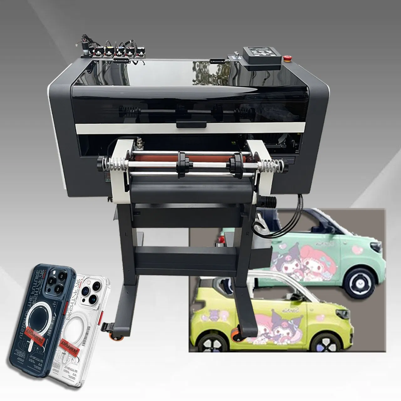 UV Dtf Printer Sticker Ink Transfer Small Business Metal 3D Printing A3 300mm Size