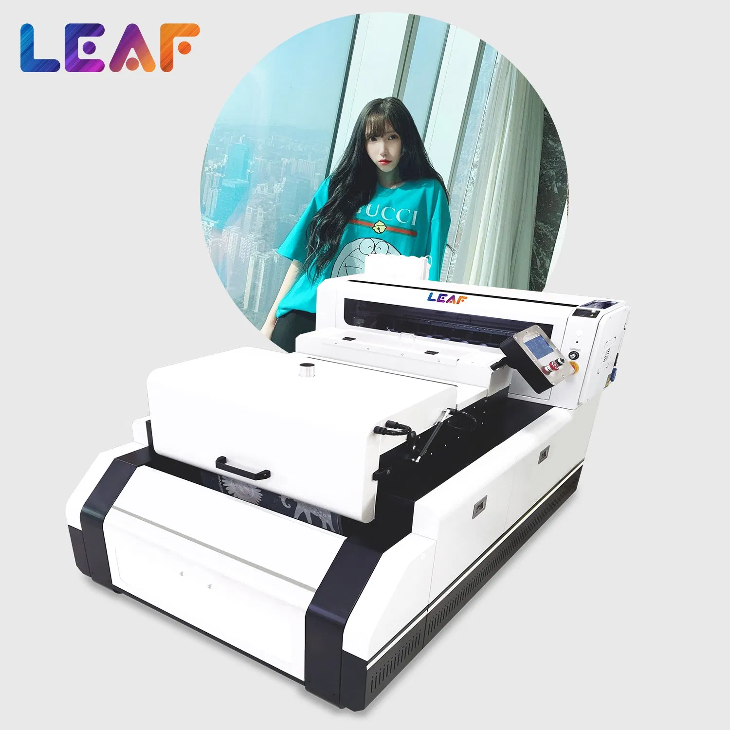 Clothes Multi-Colour Press Leaf Wide Format Printer Digital Printing Machine