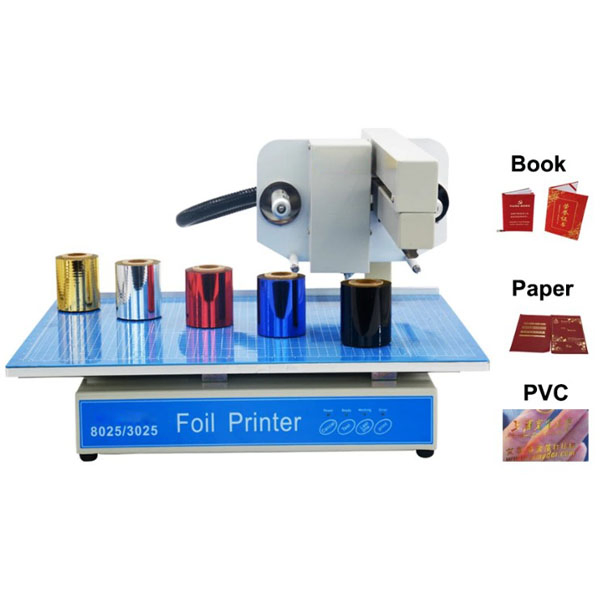 Zm-3025 Digital Hot Foil Stamping Printer Automatic PVC Card Leather Paper Plastic