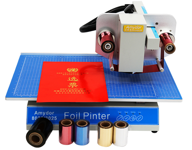 Automatic Digital A4 Size Paper Foil Printer Gold Silver Foil Hot Stamping Machine