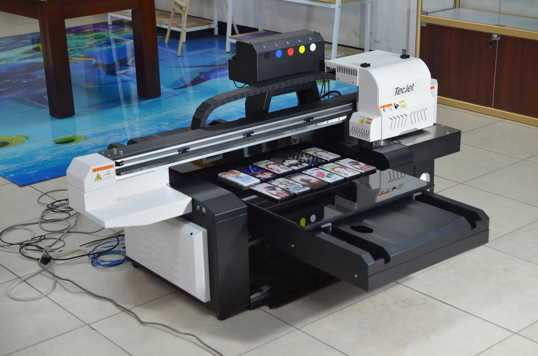 Tecjet Dx5, Dx7, XP600 Printhead 6090 UV Flatbed Printer Small Machines for Home Business