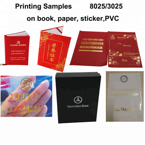 Zm-3025 Digital Hot Foil Stamping Printer Automatic PVC Card Leather Paper Plastic