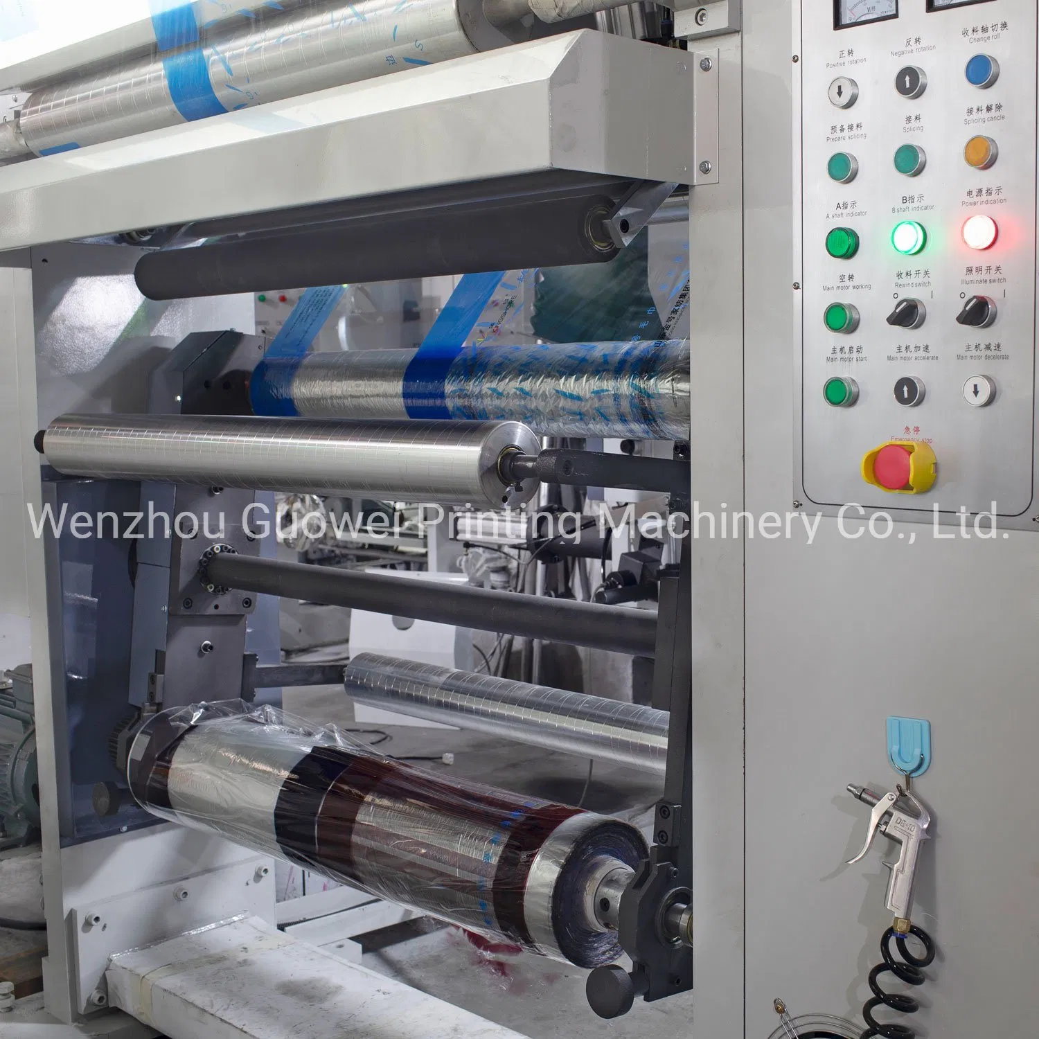 Guowei Gwasy-B1 Three Motor System Digital Rotogravure Printing Machinery