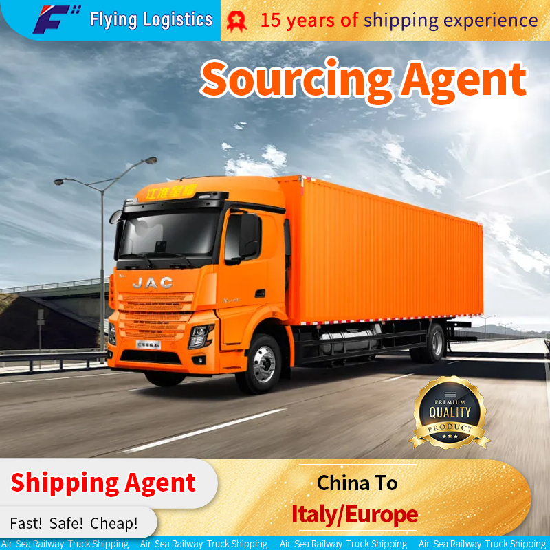 Pinduoduo/1688 China Online Shopping Freight Agent Company Shipping From China to Italy/Europe DDP Air Freight Sea Shipping Trucking Transport Railway