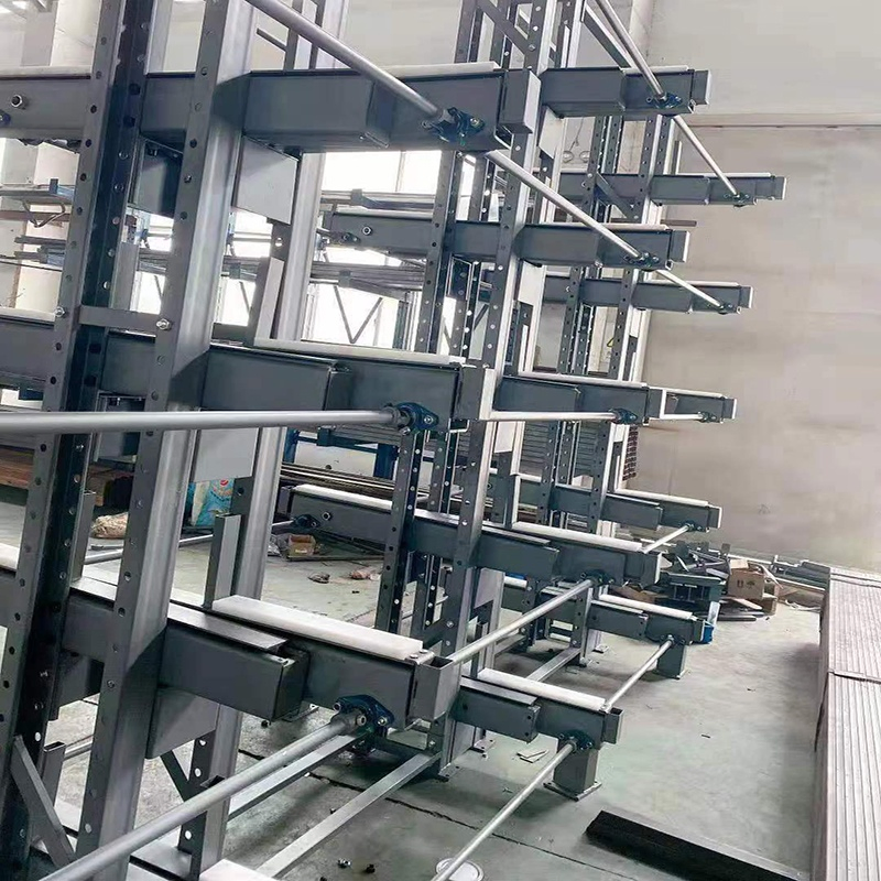 Modular Cantilever Rack Design Offering Flexible Storage Solutions for Textile Rolls and Fabric Bolts